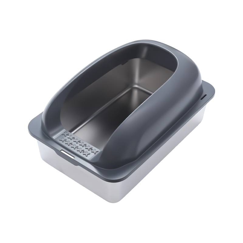 جعبه خاک گربه بزرگ ضخیم نیمه بسته